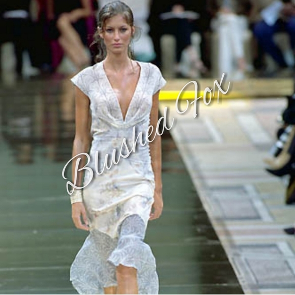 Vintage Chloe Silk Dress Stella McCartney Chloe Floral Boho Dress - Picture 1 of 9